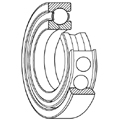 NSK 7308BW 内径*外径*宽40*90*23mm 单列角接触球轴承