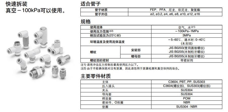 SMC KQ2L16-03AS φ16-R3/8 快插+外牙 L型 快换接头