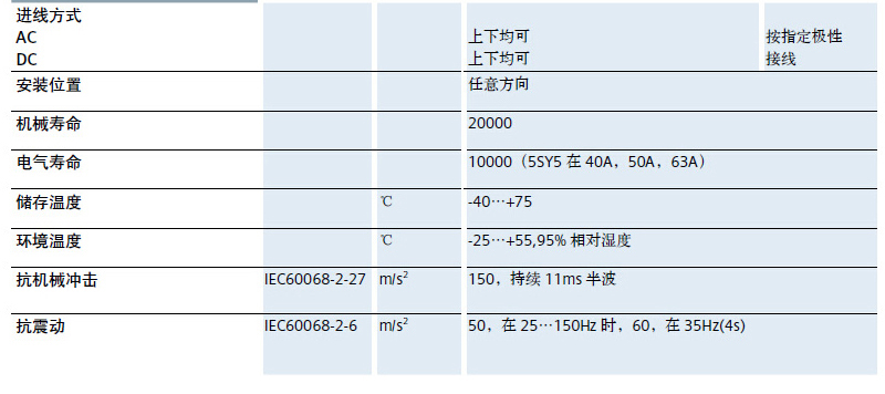 西门子 5SY61108CC D脱扣特性 1P 10A 小型断路器